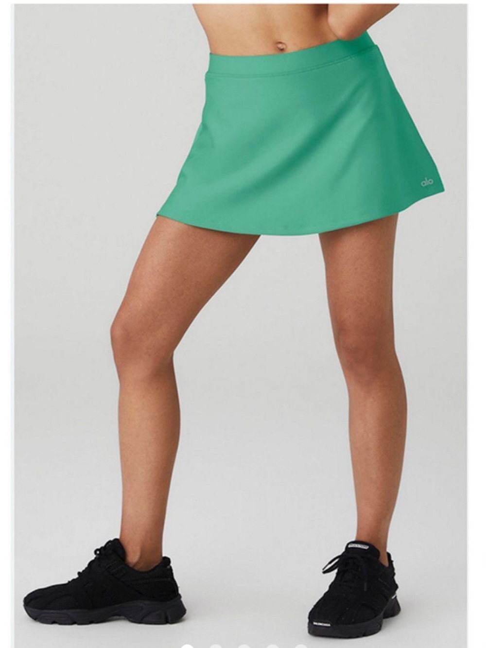 Alo Yoga Kelly Green Skirt with Shorts